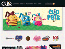 Tablet Screenshot of cliostyle.com.br